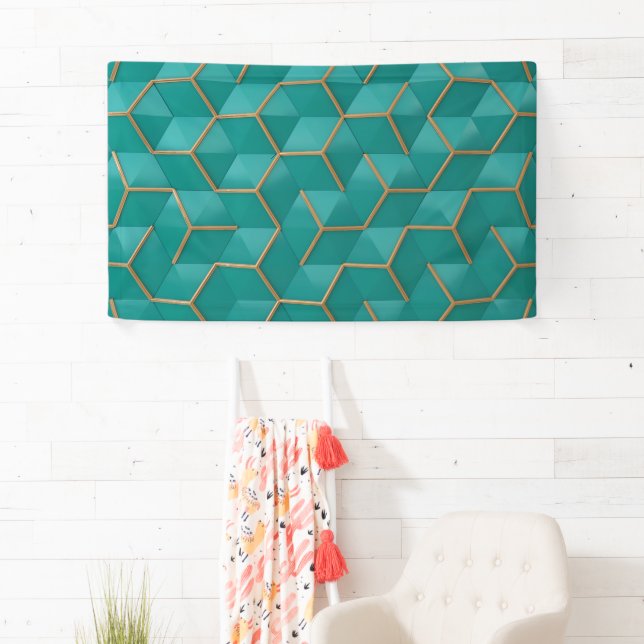 Banderoles géométrique (En situation)