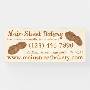 Banderoles Ginger Snap Biscuit Boulangerie Bake Vente Busines