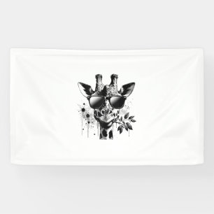 Banderoles Girafe & Lunettes de soleil Vintage Urban Safari A