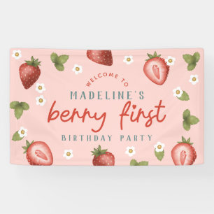Banderoles Girls mignonne Berry Premiers enfants accueil pour