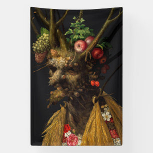 Banderoles Giuseppe Arcimboldo - Quatre saisons en une tête