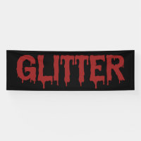 Glitter en typographie de Blood