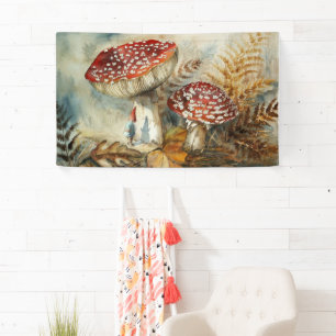 Banderoles gnome aquarelle