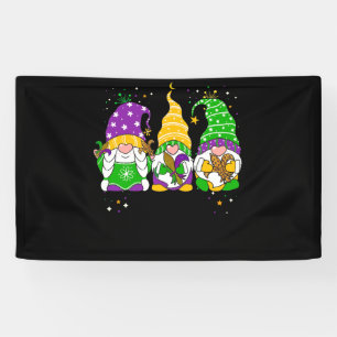 Banderoles Gnomes Mardi Gras Gnome Fleur De Lis Gras Mardi