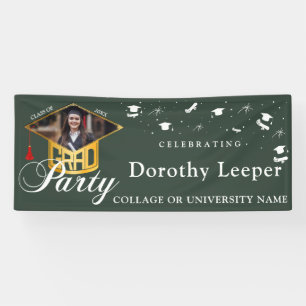 Banderoles Gold Grad Casquette typographie & Tassel Photo Gra