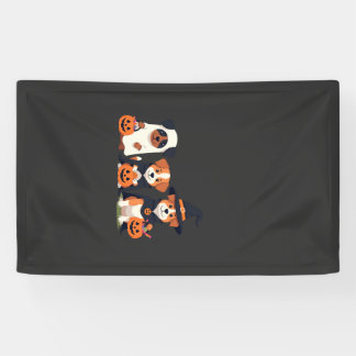 Banderoles Golden Retriever Fantôme Halloween Trick Or Treat