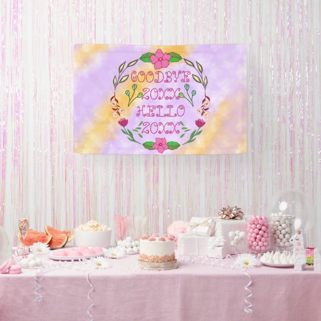 BANDEROLES GOODBYE 20XX HELLO 20XX (Fête)