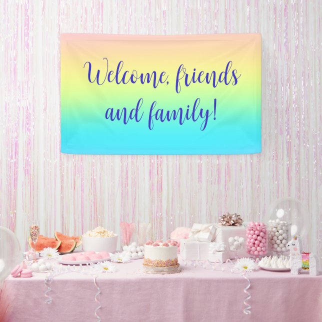 Banderoles Gradient de Gorgeous Pastel (Fête)