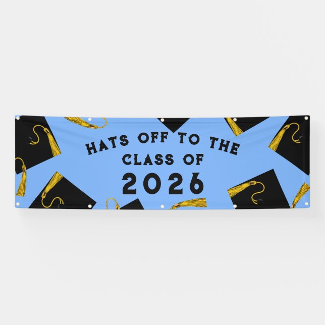 Banderoles Graduation 2025 Classe supérieure (Horizontal)