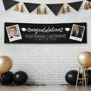 Banderoles Graduation 2 Photo - félicitations diplômée