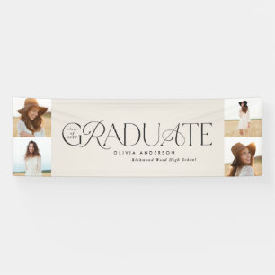 Banderoles Graduation moderne élégante typographie multi phot