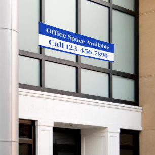 Banderoles Grand bureau location immobilier commercial