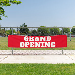 Banderoles Grand Ouverture Gras Rouge Blanc Grand Extérieur