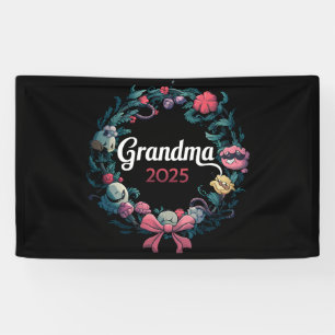 Banderoles Grandma 2025 Pour Nouveau Cadeau Grand-Mère