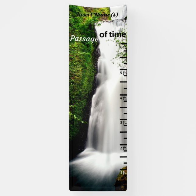 Banderoles Graphique de croissance en cascade (Vertical)