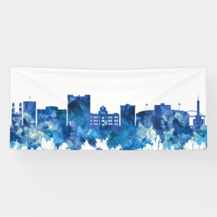 Banderoles Green Bay Wisconsin Skyline Blue