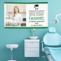 Green Dental School Graduation Party Photo