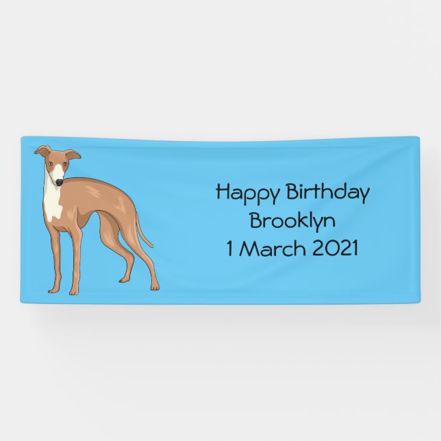 Banderoles Greyhound dog (Horizontal)