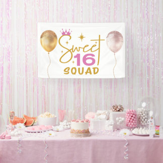 Banderoles Groupe Sweet 16