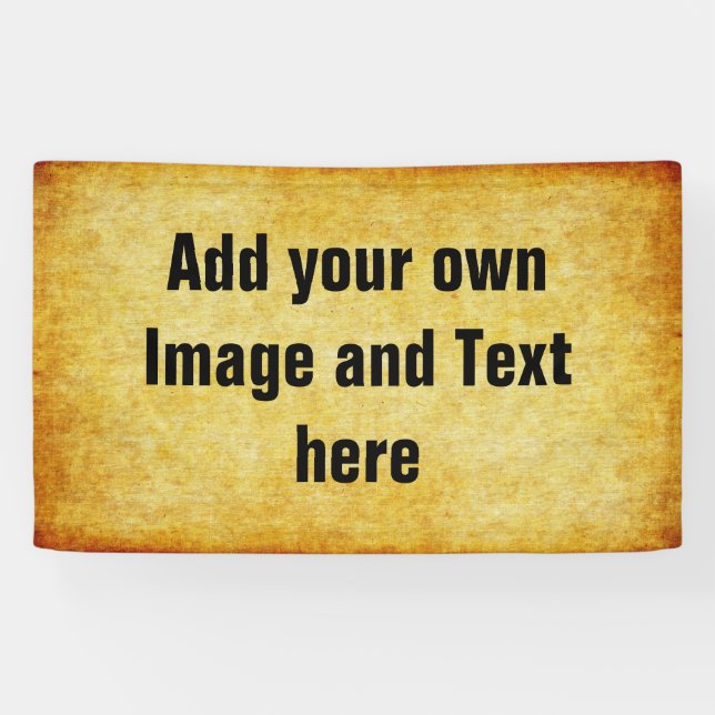 Banderoles Grunge antique 1 de motif de style + vos idées (Horizontal)