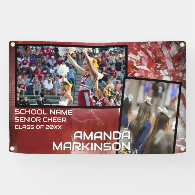 Banderoles Grunge Cheval Senior Sport Banner (Horizontal)