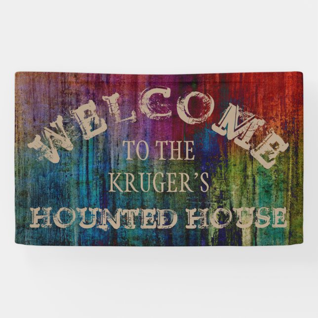 Banderoles Grunge Texture sale couleur + vos idées (Horizontal)