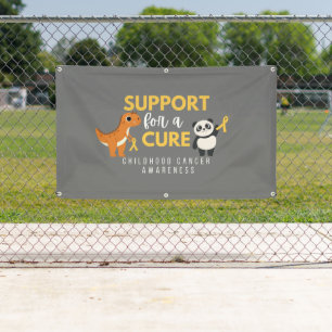 Banderoles guérir Banner de soutien pour le cancer de l'enfan