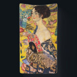 Banderoles Gustav Klimt - Dame avec ventilateur<br><div class="desc">Dame avec ventilateur - Gustav Klimt,  Huile sur toile,  1917-1918</div>