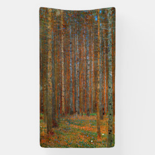 Banderoles Gustav Klimt - Forêt de pins de Tannenwald