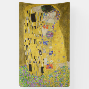 Banderoles Gustav Klimt - Le baiser