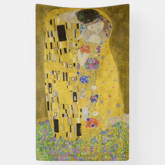 Banderoles Gustav Klimt - Le baiser (Vertical)
