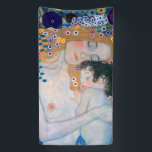 Banderoles Gustav Klimt - Mère et Enfant<br><div class="desc">Mère et Enfant (détail de trois ans de femme) - Gustav Klimt,  Huile sur toile,  1905</div>