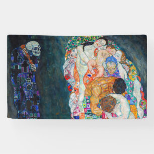 Banderoles Gustav Klimt - Mort et vie