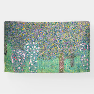 Banderoles Gustav Klimt - Rosiers sous les arbres