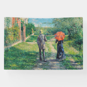Banderoles Gustave Caillebotte - Le Chemin montant