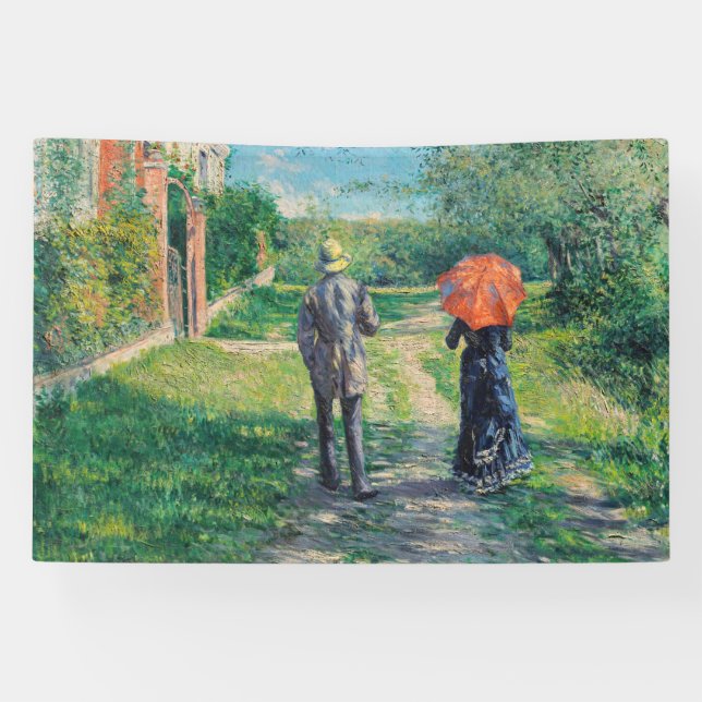 Banderoles Gustave Caillebotte - Le Chemin montant (Horizontal)