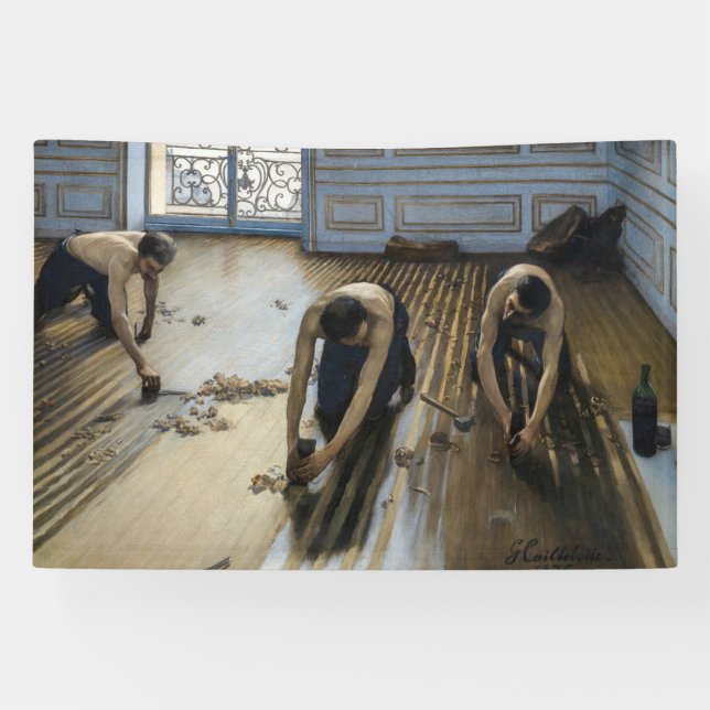 Banderoles Gustave Caillebotte - Les Graveuses (Horizontal)
