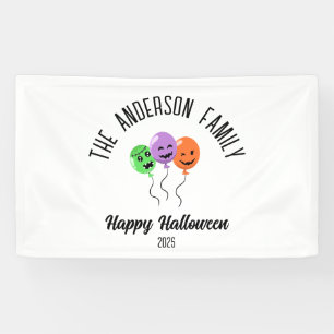 Banderoles Halloween Balloons Citrouilles effrayants Nom pers
