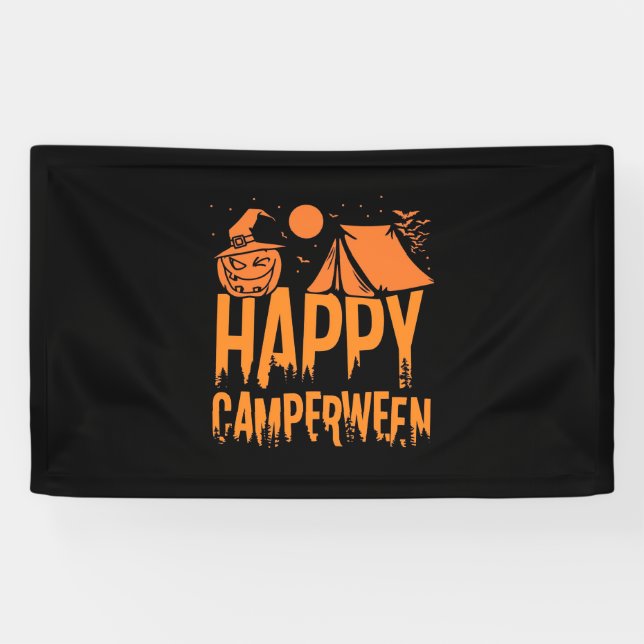 Banderoles Halloween Camper Nature (Horizontal)