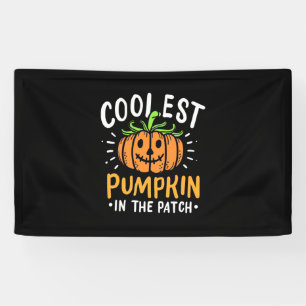 Banderoles Halloween Citrouille le plus froid dans le patch