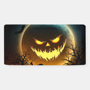Banderoles Halloween/citrouille/Lune/chute