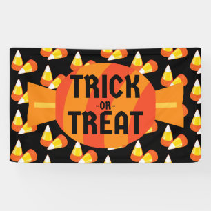 Banderoles Halloween Corn Tricot Ou Traite