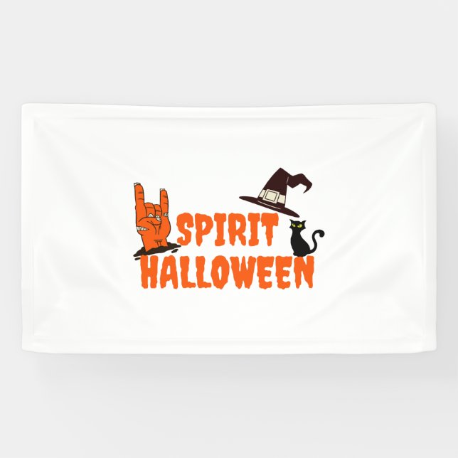 Banderoles Halloween de l'esprit (Horizontal)