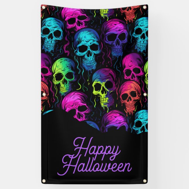 Banderoles Halloween en plein air (Vertical)
