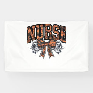 Banderoles Halloween Infirmière Scary Coquette Bow Classic T-