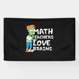 Banderoles Halloween Math enseignant amour