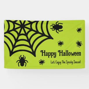 Banderoles Halloween Spiderweb personnalisé