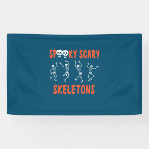 Banderoles Halloween Spooky Scary Skeletons