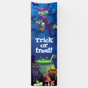 Banderoles Halloween - Tricoter ou traiter