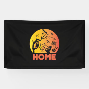 Banderoles Halloween Vintage Accueil Anniversaire
